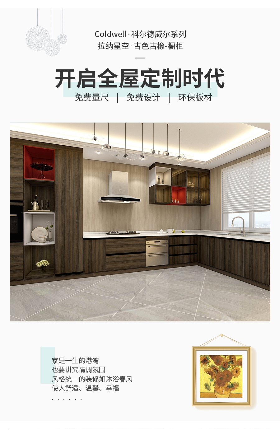 整體定制衣柜,星空梵高衣柜